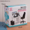Bộ 1/12 Nhà Búp Bê Bàn Phím Máy Tính Thu Nhỏ – Bàn Ghế Trang Trí Nội Thất Phòng Học, Giá Ưu Đãi 83.325₫ 7