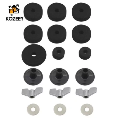Bộ 18 chi tiết sửa chữa chũm chọe nỉ Hi‑Hat – ly hợp, cup, phụ kiện trống giá ưu đãi