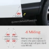Bộ 2-4 Miếng Dán Góc Cửa Xe Hơi Silicon Trong Suốt Chống Va Chạm Trầy Xước - Lo Go Đa Dạng Hãng Xe - Gia 22.000 VND 4