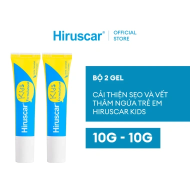 Bộ 2 Gel Hiruscar Kids 10g Giảm sẹo, vết thâm, ngứa trẻ em Giá 379.000 3 Bộ 2 Gel Hiruscar Kids 10g Giảm sẹo, vết thâm, ngứa trẻ em Giá 379.000 3