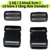 Bộ 2 khoá bóp khóa paracord chốt cài quai cặp balo 2,5-5cm, tăng đưa cùng loại - Giá ưu đãi 13.600 VND 2