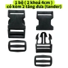 Bộ 2 khoá bóp khóa paracord chốt cài quai cặp balo 2,5-5cm, tăng đưa cùng loại - Giá ưu đãi 13.600 VND 6