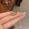 Bộ 2 Nhẫn Vòng Hở Hai Lớp Tráng Men Vintage Cá Tính Cho Nữ - Đơn Giản và Điều Chỉnh 5