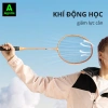 Bộ 2 vợt cầu lông Deli cán liền mẫu mới - màu cam, tặng 2 cầu + túi đựng, ER302 3