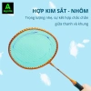 Bộ 2 vợt cầu lông Deli cán liền mẫu mới - màu cam, tặng 2 cầu + túi đựng, ER302 6