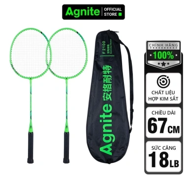 Bộ 2 vợt cầu lông DelixAgnite thế hệ mới - Giá chỉ 146.000đ, siêu bền, tặng túi đựng, nhiều mẫu mã