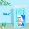Bộ 200 chiếc bàn chải kẽ răng hai lỗ và tăm đánh bóng chăm sóc răng miệng 10