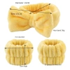 Bộ 3 Băng Đô Lông Cừu San Hô Thấm Hút Nước Rửa Mặt & Cổ Tay - Giá Ưu Đãi 43.200đ 9