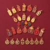Bộ 3 Charm Tết treo may mắn - bon sai, chậu hoa len, thú bông handmade, chỉ 15.000