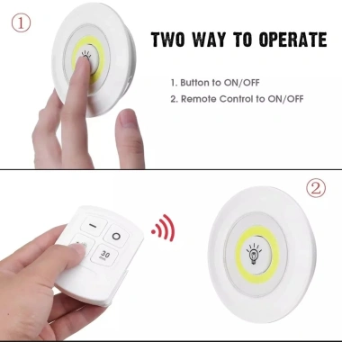 Bộ 3 đèn LED remote, hẹn giờ, trang trí phòng ngủ, hành lang, cầu thang - 109.000₫