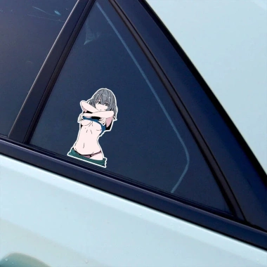 Bộ 32 miếng dán JDM Anime phản quang chống thấm nước cho xe hơi - Decal tạo kiểu, dán cửa, thân xe, cửa sổ