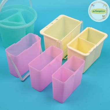 Bộ 3in1 Pufangnice: Tranh Màu Nước, Bàn Chải, Xô Nhựa, Bút Vẽ - Giá 71.388₫