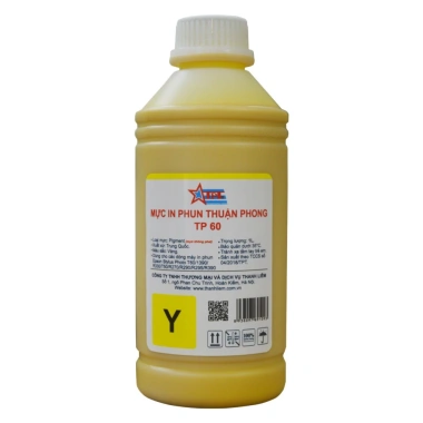 Bộ 4 màu Mực in phun TPT Thuận Phong Pigment không phai TP60 1L cho Epson - 3tr 4 Bộ 4 màu Mực in phun TPT Thuận Phong Pigment không phai TP60 1L cho Epson - 3tr 4