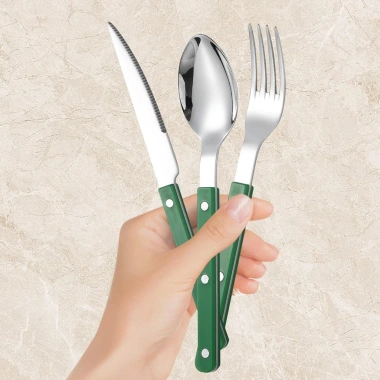 Bộ 4X Thép Không Gỉ Pháp Flatware cho Nhà Hàng – Muỗng, Nĩa, Dĩa, Cắt – 189.200₫ 3 Bộ 4X Thép Không Gỉ Pháp Flatware cho Nhà Hàng – Muỗng, Nĩa, Dĩa, Cắt – 189.200₫ 3