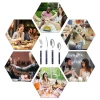 Bộ 4X Thép Không Gỉ Pháp Flatware cho Nhà Hàng – Muỗng, Nĩa, Dĩa, Cắt – 189.200₫ 7