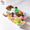 Bộ 5 Cái Đĩa Bánh Mì, Mứt, Muỗng, Cốc Nhà Búp Bê COD – Giá 54.230₫ 2