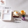 Bộ 5 Cái Đĩa Bánh Mì, Mứt, Muỗng, Cốc Nhà Búp Bê COD – Giá 54.230₫ 5
