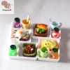 Bộ 5 Cái Đĩa Bánh Mì, Mứt, Muỗng, Cốc Nhà Búp Bê COD – Giá 54.230₫ 6