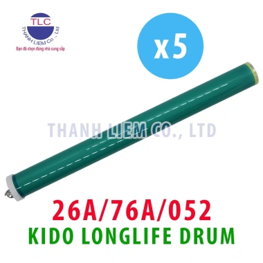 Bộ 5 cái Trống máy in KIDO 26A tuổi thọ cao cho HP M402/M404/M426/M428, Canon LBP 212dw/215dw/MF 426dw – Giá ưu đãi 275k
