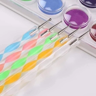 Bộ 5 cây bút chấm bi vẽ nail chuyên dụng Hà Chi - Trang trí móng, giá chỉ 23.000đ 3