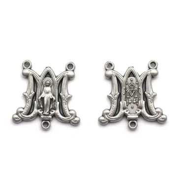 Bộ 5 Mặt Dây Chuyền Bạc Thánh Giá 3 Lỗ Huy Chương DIY Quyến Rũ, Giá 52.800₫