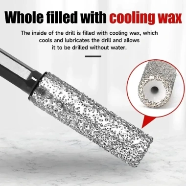 Bộ 5 mũi khoan kim cương chuôi lục giác 6-12mm cho gạch men, đá cẩm thạch, đá hoa cương - Giá ưu đãi 89.046₫