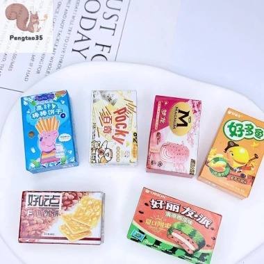 Bộ 5 Nhà Búp Bê Mô Phỏng Đồ Ăn Nhẹ - Phụ Kiện COD Trò Chơi, Giá 46.970₫