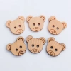 Bộ 5 nút gỗ mini hình mặt gấu xinh xinh – giá 11.000₫, phụ kiện dễ thương 2