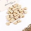 Bộ 5 nút gỗ mini hình mặt gấu xinh xinh – giá 11.000₫, phụ kiện dễ thương 4