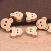 Bộ 5 nút gỗ mini hình mặt gấu xinh xinh – giá 11.000₫, phụ kiện dễ thương 6