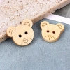 Bộ 5 nút gỗ mini hình mặt gấu xinh xinh – giá 11.000₫, phụ kiện dễ thương 7