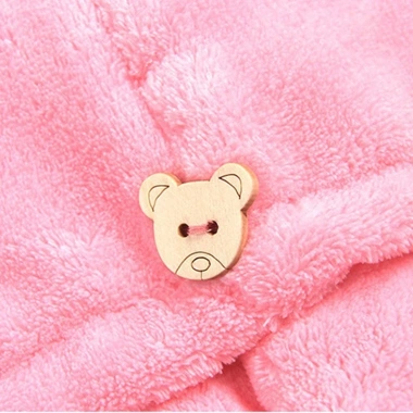 Bộ 5 nút gỗ mini hình mặt gấu xinh xinh – giá 11.000₫, phụ kiện dễ thương