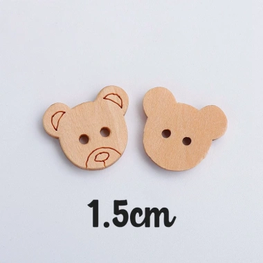 Bộ 5 nút gỗ mini hình mặt gấu xinh xinh – giá 11.000₫, phụ kiện dễ thương 10 Bộ 5 nút gỗ mini hình mặt gấu xinh xinh – giá 11.000₫, phụ kiện dễ thương 10