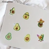 Bộ 50 miếng dán trang trí quả bơ hoạt hình graffiti độc đáo sáng tạo 3