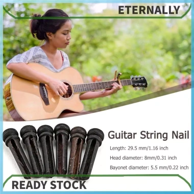 Bộ 6 Đàn Guitar Mini Cầu Chân Cố Định, Dây Nón, Móng Tay Chốt - Giá Ưu Đãi 7