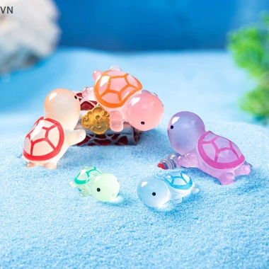 Bộ 6 Đèn Dạ Quang Nhựa Rùa Mingxuan2 – Trang Trí Ô Tô, Sân Vườn, Quà Tặng Dễ Thương Giá Ưu Đãi 39.600₫