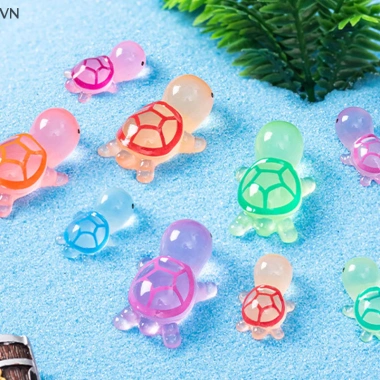 Bộ 6 Đèn Dạ Quang Nhựa Rùa Mingxuan2 – Trang Trí Ô Tô, Sân Vườn, Quà Tặng Dễ Thương Giá Ưu Đãi 39.600₫