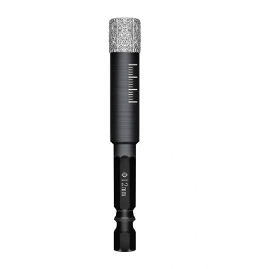 Bộ 6 mũi khoan khoét khô chuyên kính 6-12mm, phù hợp gạch men, đá granite, chuôi lục giác 6.35mm, giảm giá đặc biệt 72.000₫
