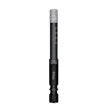 Bộ 6 mũi khoan khoét khô chuyên kính 6-12mm, phù hợp gạch men, đá granite, chuôi lục giác 6.35mm, giảm giá đặc biệt 72.000₫