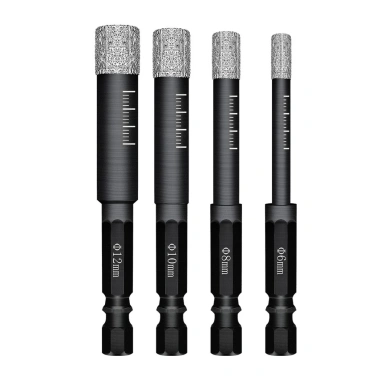 Bộ 6 mũi khoan khoét khô chuyên kính 6-12mm, phù hợp gạch men, đá granite, chuôi lục giác 6.35mm, giảm giá đặc biệt 72.000₫ 10 Bộ 6 mũi khoan khoét khô chuyên kính 6-12mm, phù hợp gạch men, đá granite, chuôi lục giác 6.35mm, giảm giá đặc biệt 72.000₫ 10