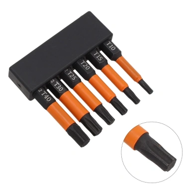 Bộ 6 mũi tuốc nơ vít Torx 50mm, 14 chân T10‑T40 – Bền bì, Giá ưu đãi 81.400₫ 7