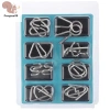 Bộ 8 Đồ Chơi Xếp Hình Kim Loại IQ Mind Brain Teaser - Giá 65.890₫, Giảm Xẻ COD 10