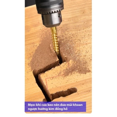 Bộ 9 món khoan cưa đa năng 6 mũi và 3 lục giác chùa kim cương Giá chỉ 55.000đ