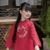 Bộ áo dài Nguyên Đán Cúc Chi bé gái size 8-44kg tơ lụa mềm mịn áo dài Tết 500.000 VND 3