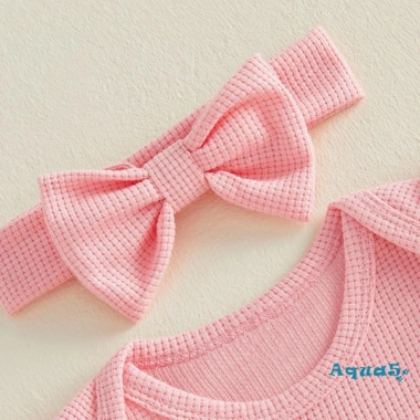 Bộ áo liền quần bé gái Aqua-Baby thêu tay ngắn có băng đô - Trang phục mùa hè 5