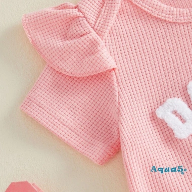 Bộ áo liền quần bé gái Aqua-Baby thêu tay ngắn có băng đô - Trang phục mùa hè 6
