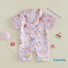 Bộ áo liền quần sinh nhật bé gái Aqua-Baby, cổ V, túi in họa tiết đầy màu sắc – Giá ưu đãi 238.514 đồng 4