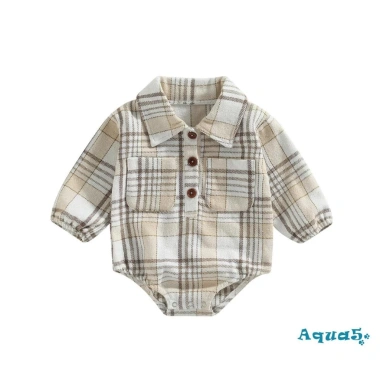 Bộ áo liền quần tay dài Aqua cho bé trai, họa tiết kẻ sọc cổ điển, túi tiện, nút cài, giá chỉ 181.440 VND 10 Bộ áo liền quần tay dài Aqua cho bé trai, họa tiết kẻ sọc cổ điển, túi tiện, nút cài, giá chỉ 181.440 VND 10