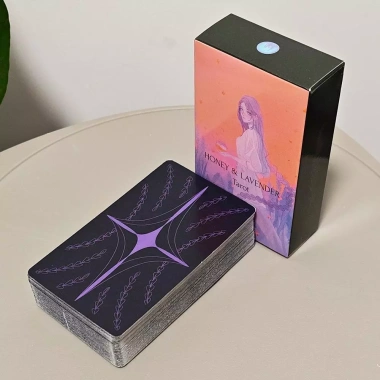 Bộ bài Tarot Honey & Lavender 78 lá - Nghệ thuật Ethereal Fantasy, thẩm mỹ mơ mộng, biểu tượng huyền bí - Giá 86.400₫