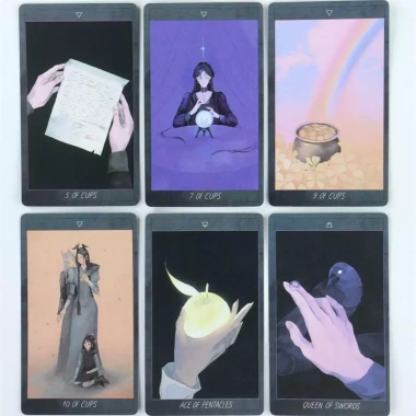 Bộ bài Tarot Honey & Lavender 78 lá - Nghệ thuật Ethereal Fantasy, thẩm mỹ mơ mộng, biểu tượng huyền bí - Giá 86.400₫
